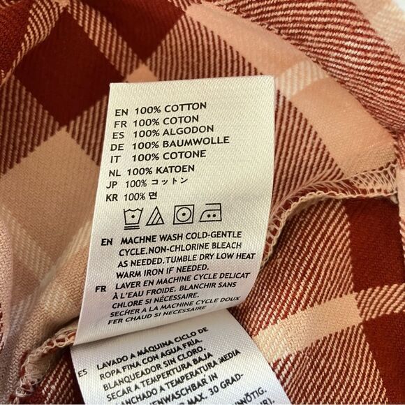 Brixton Boxy Cropped LS Flannel* - Picture 7 of 11